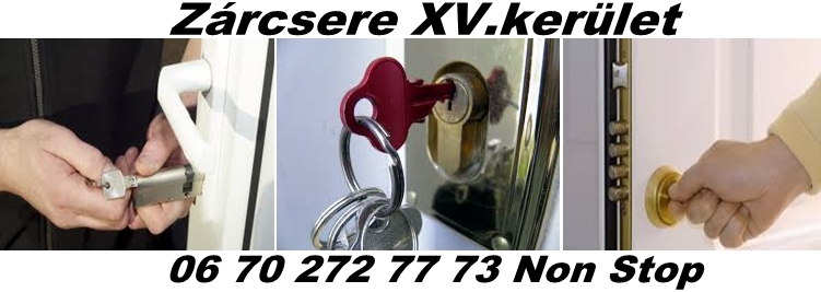 zárcsere XV. kerület